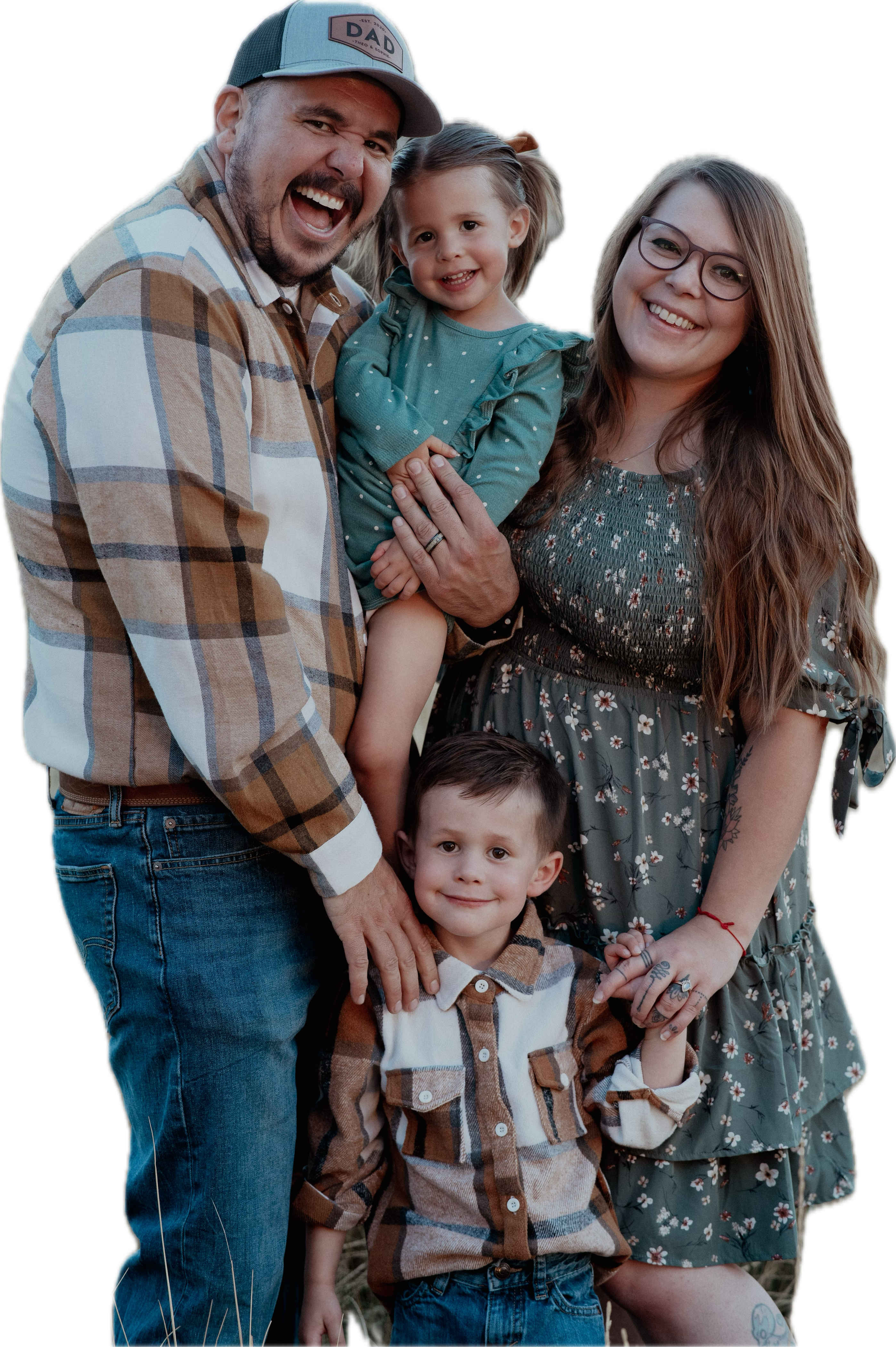 James Hendershott with son