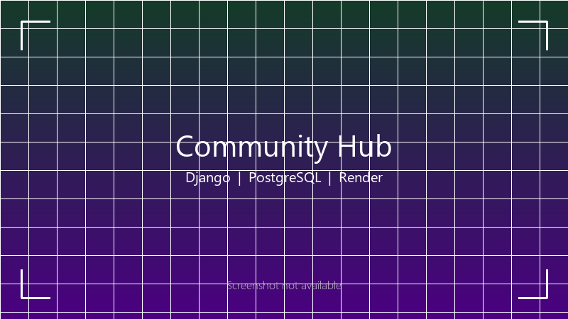 Community Hub screenshot