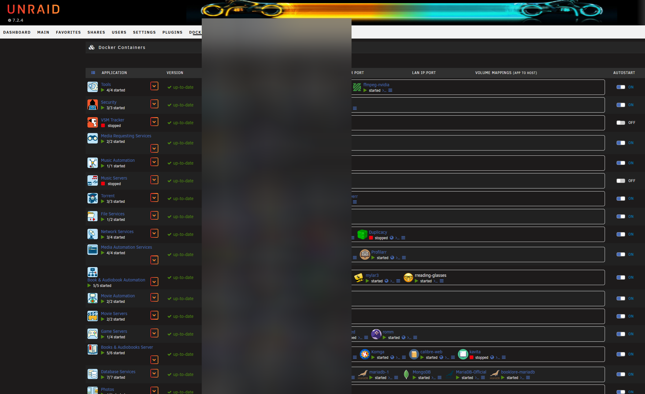 Home Server Infrastructure screenshot